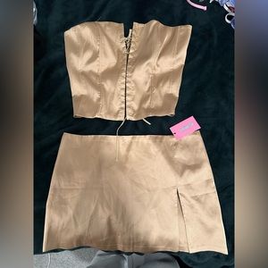 Gold two piece set
